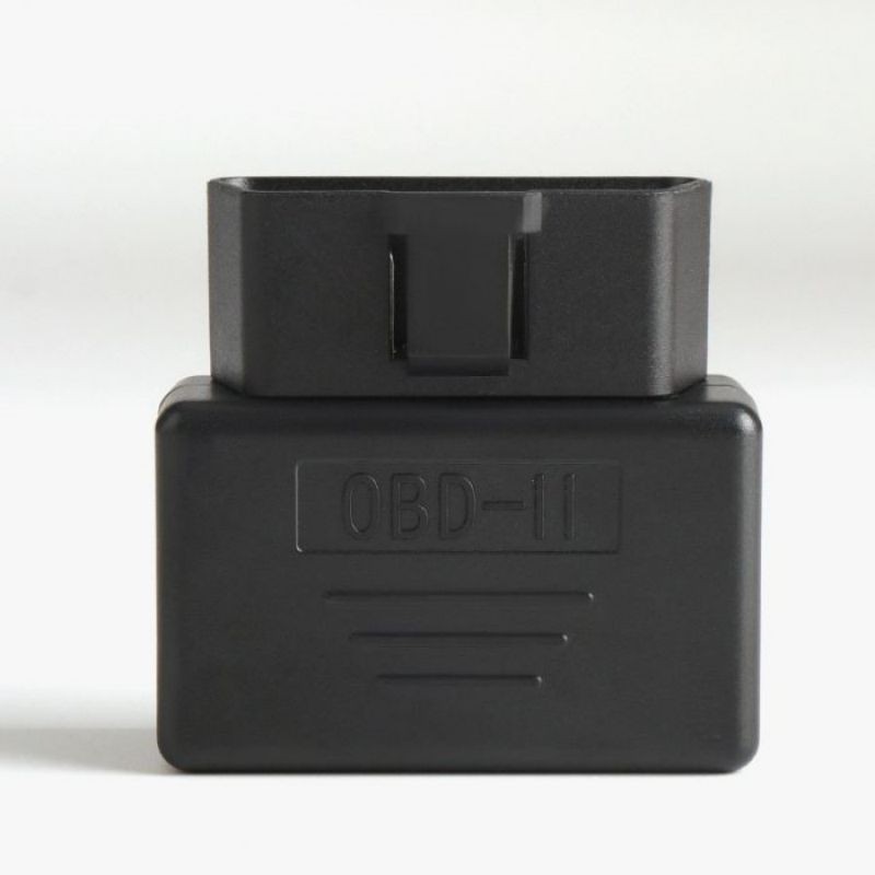 Automotive OBD2 male connector OBD plug assembly type housing without holes, snap fastener without screws