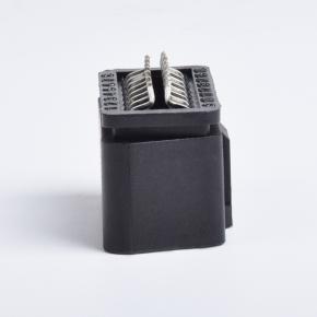 Half folded OBD2 male connector 12V interface