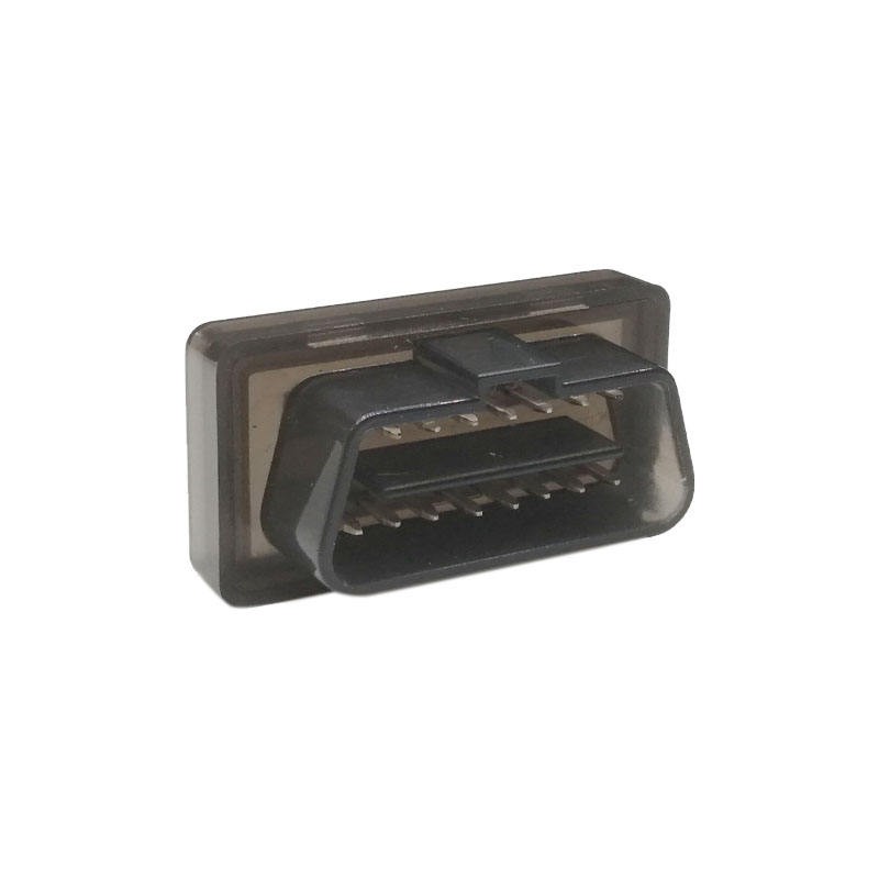 Black 10MM transparent  OBDII case with connector mini OBD housing