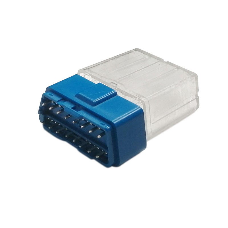 High quality Transparent 16 Pin obd J1962 connector Male plug OBD Housing Enclosure 