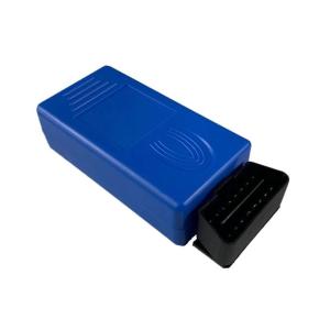 Assembled   On Board  J1962  16 Pin  OBDII Housing with Male Connector Blue OBD Enclosure 