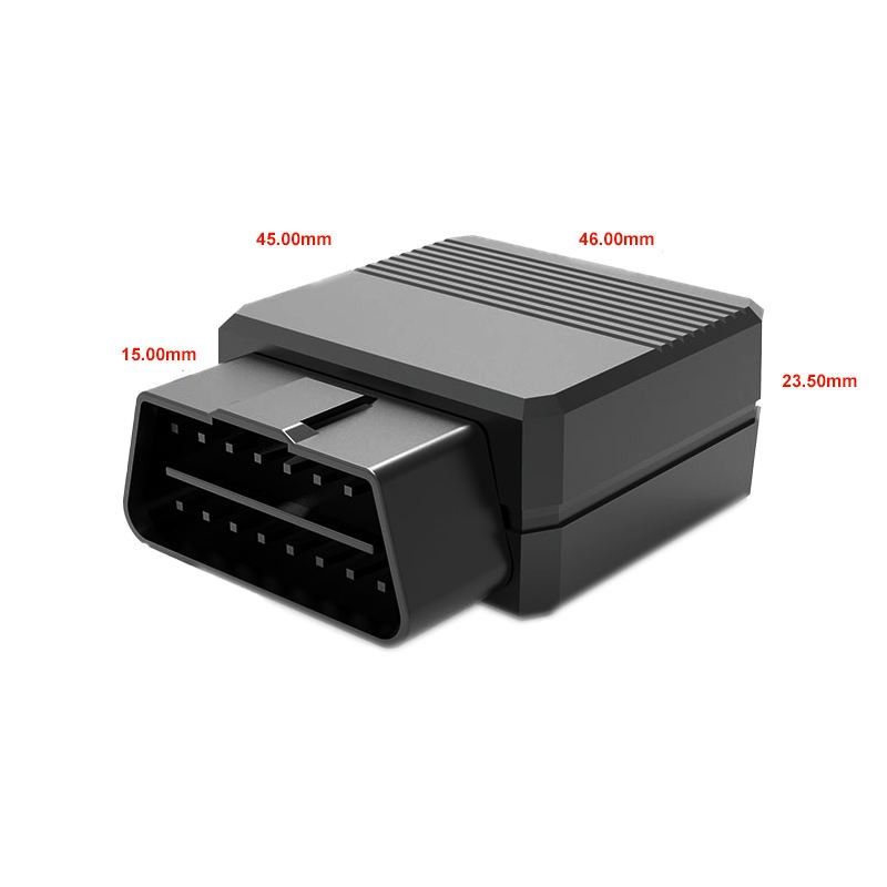 J1962 OBD male connector OBD housing with Sim card and USB port   for automotive OBD Device