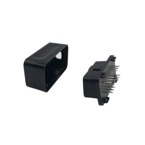 J1962 OBDII connector plug housing with cable hole for ELM327 PCB OBD housing