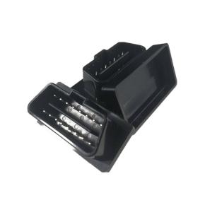 Black OBD housing connector for Obd2 adapter with plastic housing for small OBD devices such as ELM327