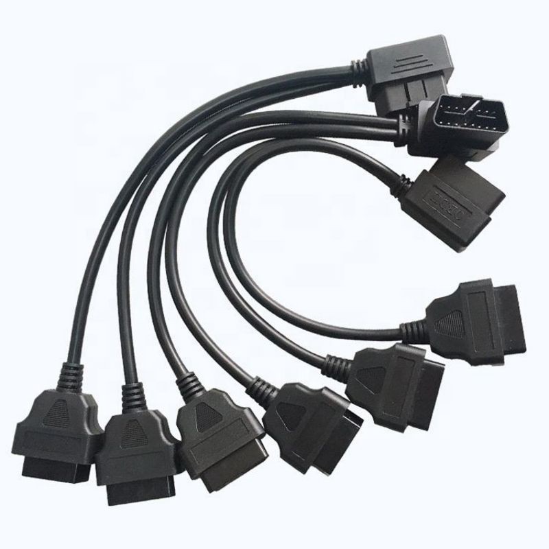  Obd2 Extension Cable Obd2 16Pin Splitter  Y Cable   Car Diagnostic Interface Extension Cable