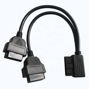  Obd2 Extension Cable Obd2 16Pin Splitter  Y Cable   Car Diagnostic Interface Extension Cable