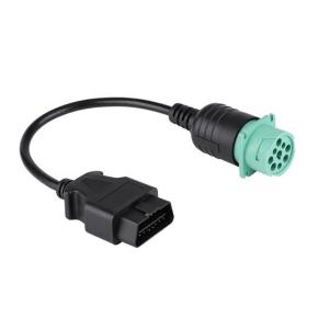 obd2 16 Pin male to  J1939  9pin female Cable   For  Cummins Engine