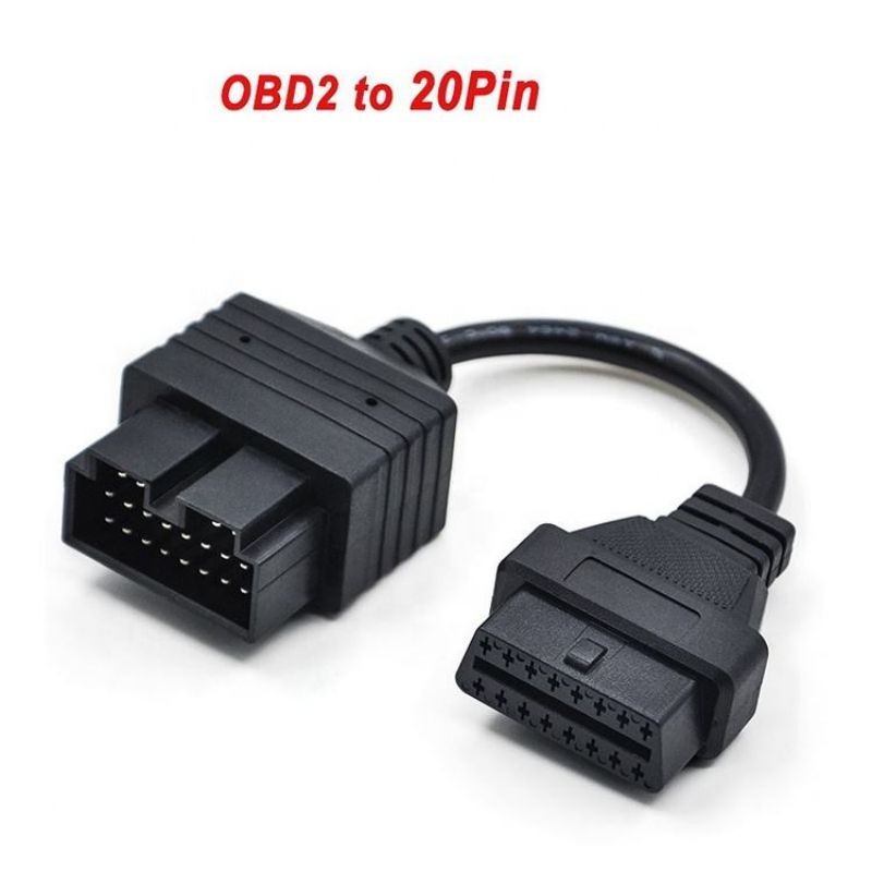 1.5M  OBD1  20Pin To  OBD2   16Pin  cable  Diagnostic Tool Scanner OBD2 Extension Cable 