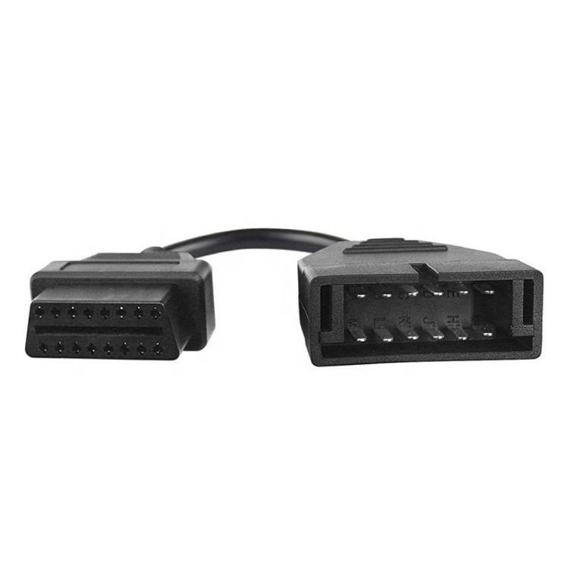 General OBD1 12 Pin to OBD2 16PIN CABLE  Automotive OBDii Connector Scanner Diagnostic Cable