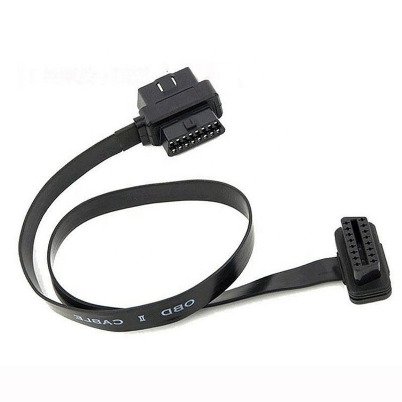 OBD2  cable adapter thin flat belt OBD 16Pin splitter flat car diagnostic cable