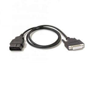  Obd2 Male To Db15 Female Diagnostic Scanner Cable For Pc