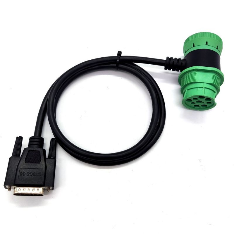 8Ft  OBD Type2  J1939 Y Cable 9Pin Male to Female Connector to DB15 Male T Cable