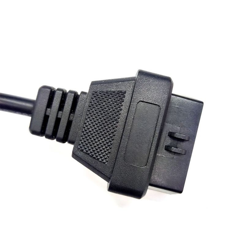 Durable J1708 6pin  to  OBD2 16pin  Receptacle ELD Cable GPS Tracker Heavy Duty Truck Cable