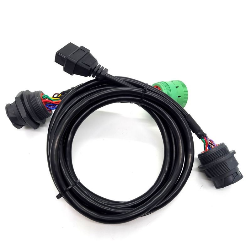 Special Offer Type2   J1939  9pin  to 2  Type1 J1939  and OBD2  cable ELD Cable GPS Tracker Cable