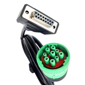 Good selling  Type2 J1939 9pin   to DB 15pin Cable ELD Cable GPS Tracker HD16-9-1939S-P080