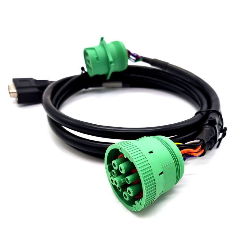  Recommend  Type2 J1939  9pin   to HDB15 and J1939  Y Cable ELD Cable GPS Tracker Truck Cable