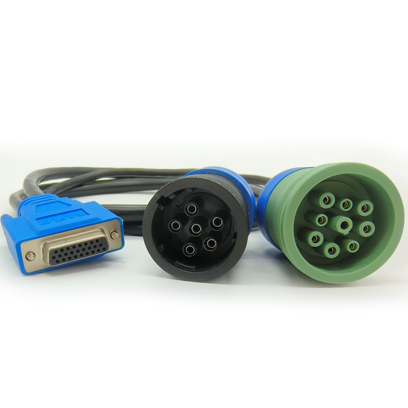 High Quality db15 to 6pin and  J1939 9 pin  Splitter Y Deutsch Adapter 920mm Long Cable GPS Tracker ELD Cable HD10-6-96P HD16-9-1939S