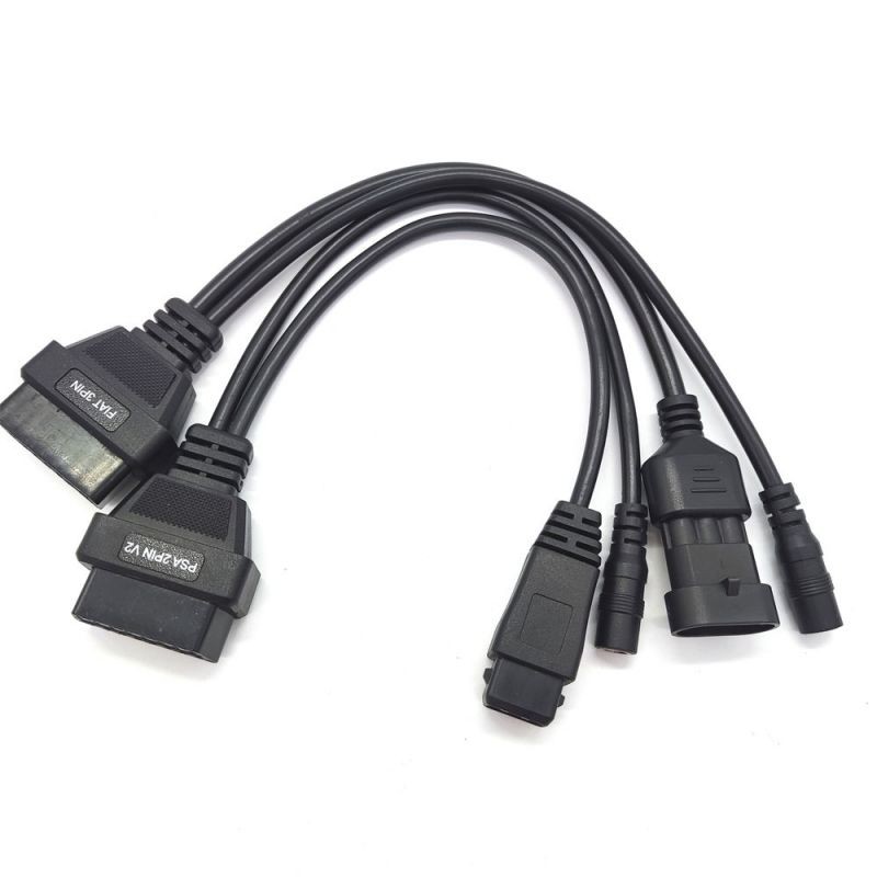OBD2  16pin  to OBD Cable  for PSA GM NISSAN Benz BMW Ford Diagnostics GPS Tracker Cable