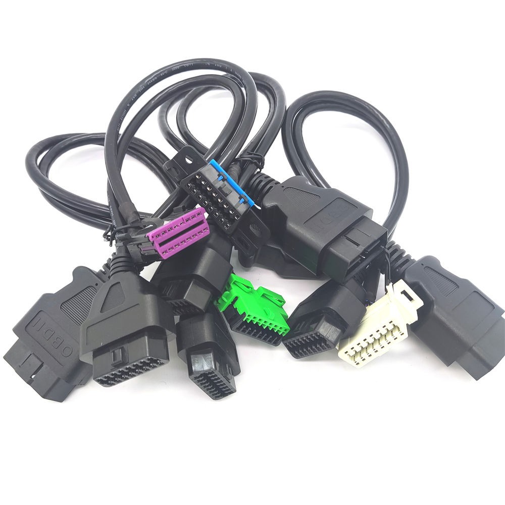 High quality OBD2  to OBD Cable   for PSA GM NISSAN Benz BMW Ford Professional Diagnostic Cables Code Reader