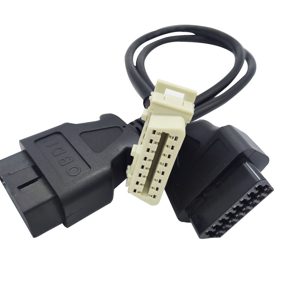 High quality OBD2  to OBD Cable   for PSA GM NISSAN Benz BMW Ford Professional Diagnostic Cables Code Reader