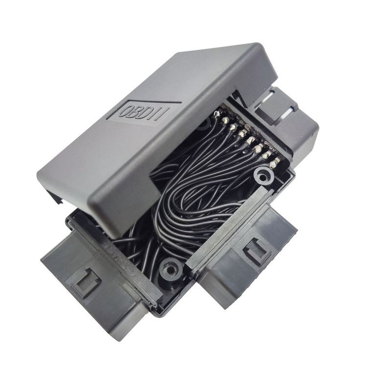 OBD2   Adapter  OBD II 16pin Male Connector to 3 Female Plug OBD Adapter  Splitter Converter 