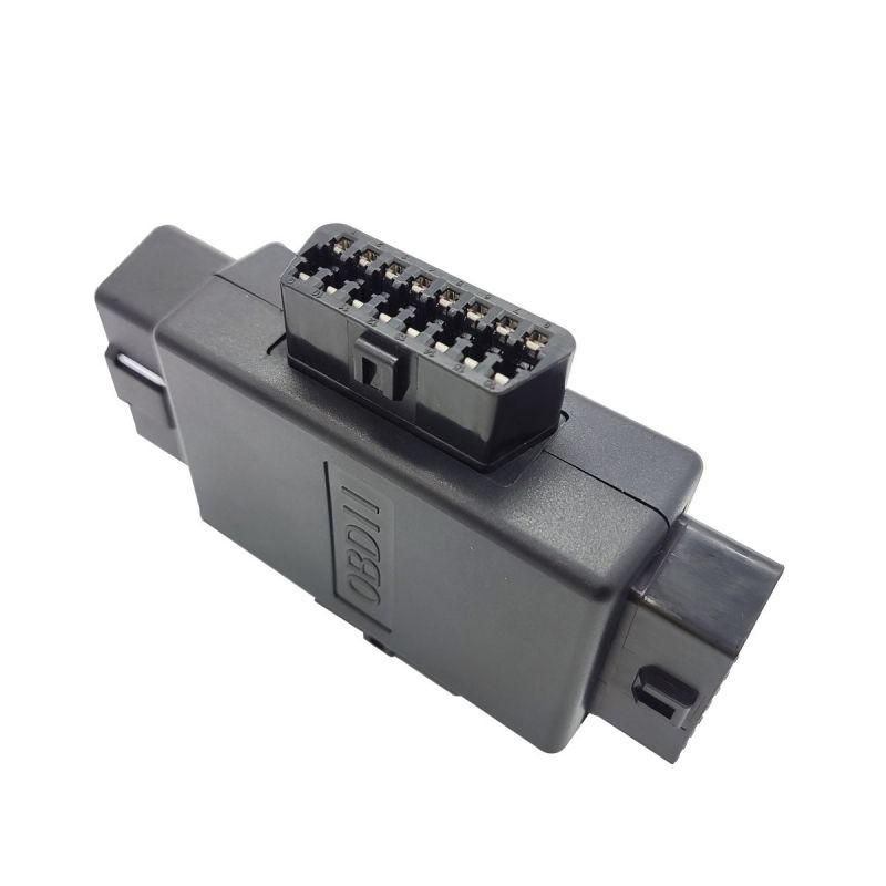 OBD2   Adapter  OBD II 16pin Male Connector to 3 Female Plug OBD Adapter  Splitter Converter 
