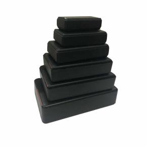 Wiring box DIY electronic outlet box Power box with holes Small shell Universal black plastic shell