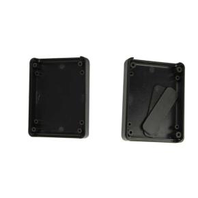 Customized plastic switch housing for instruments and meters with perforations, DIY black and white controller small shell S