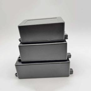 Electronic power box, driver shell, perforated PCB circuit board shell, component box