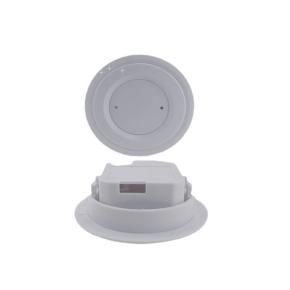 Microwave radar sensor switch housing, ceiling embedded human body object movement circular plastic housing